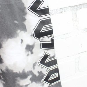 AC/DC | Shorts | Acdc Band Tie Dye Grey And White Biker Shorts | Poshmark